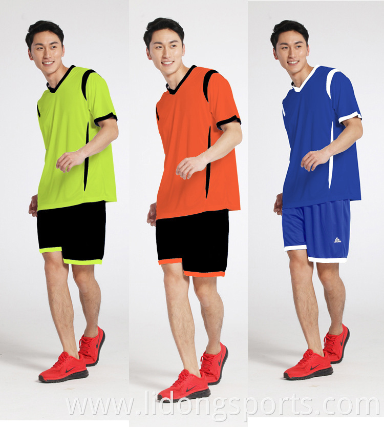 Unique custom design sublimated football jersey wholesale soccer uniform kit